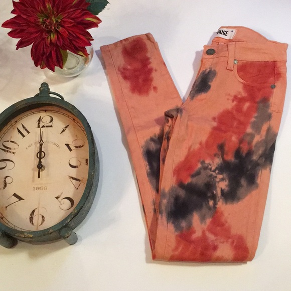 PAIGE Denim - Paige splatter paint jeans size 23 EUC